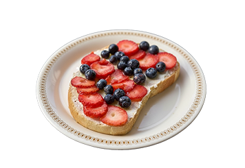 Berrys and Cream Toast