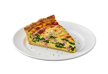 Egg Quiche - Slice