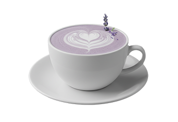 Purple Haze Latte